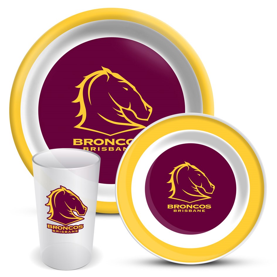 Brisbane Broncos Melamine Set