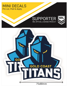 Gold Coast Titans Vinyl Stickers