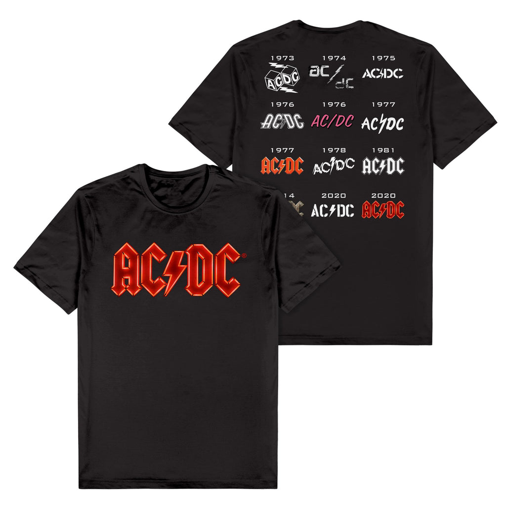 ACDC 50 Years of Logo Tee [SZ:XS]
