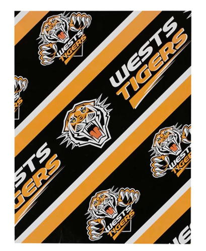 Wests Tigers Wrapping Paper