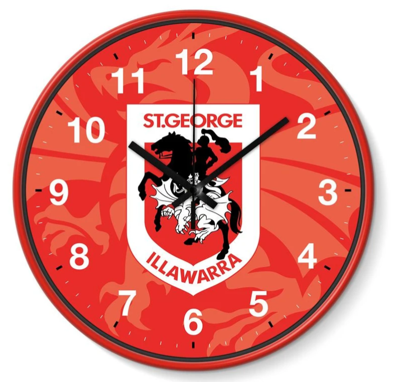 St George Dragons Wall Clock