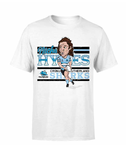 Cronulla Sharks Players Tee [SZ:Small STY:Nicho Hynes]