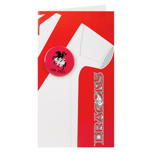 St George Dragons Badged Card