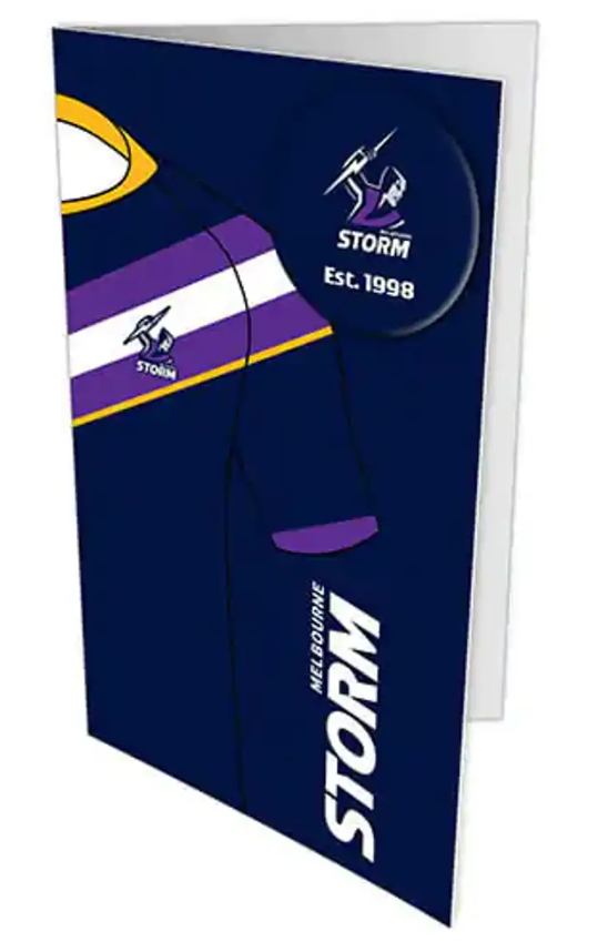 Melbourne Storm Badged Card