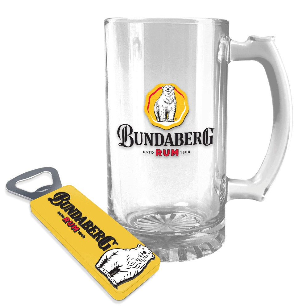 Bundaberg Rum Stein & Opener