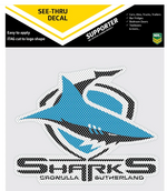 Load image into Gallery viewer, Cronulla Sharks Car Stickers
