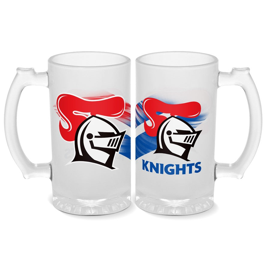 Newcastle Knights Glass Stein