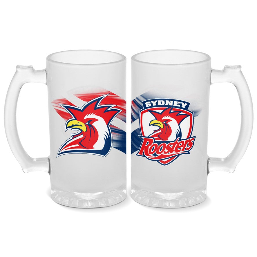 Sydney Roosters Glass Stein