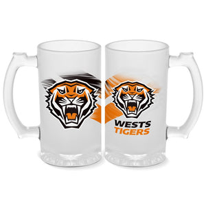 Wests Tigers Glass Stein