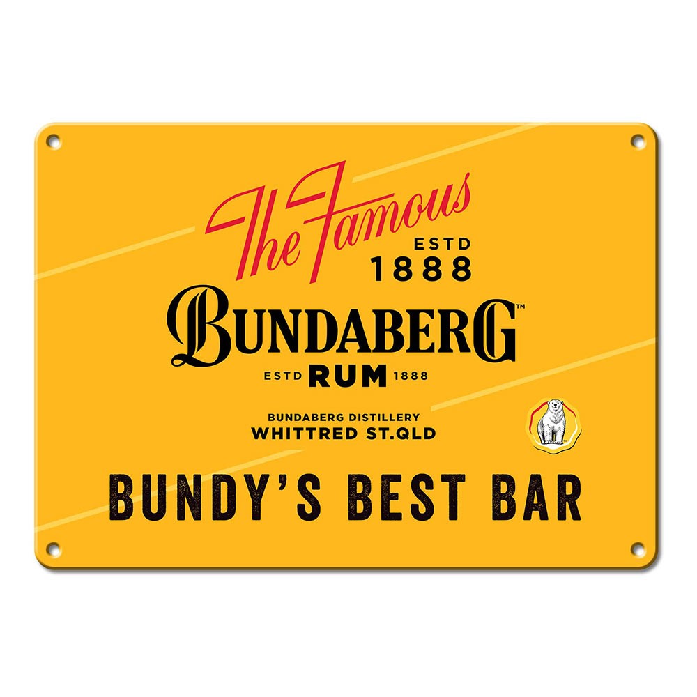 Bundaberg Rum Best Bar Sign