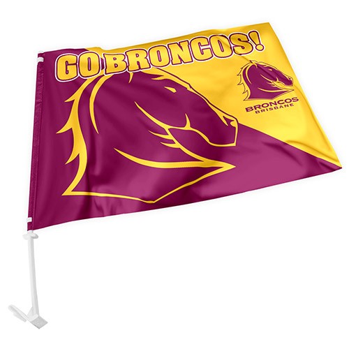 Brisbane Broncos Car Flag