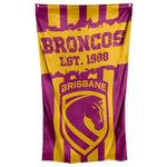 Load image into Gallery viewer, Brisbane Broncos Cape Wall  Flag [FLV:Logo]

