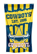 Load image into Gallery viewer, NQ Cowboys Cape Wall Flag
