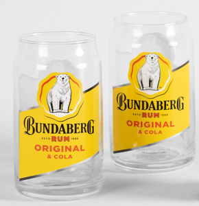 Bundaberg Rum Can Glasses