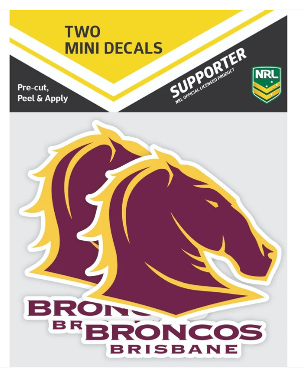 Brisbane Broncos Vinyl Stickers