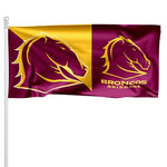 Load image into Gallery viewer, Brisbane Broncos Pole Flag [FLV:Logo]

