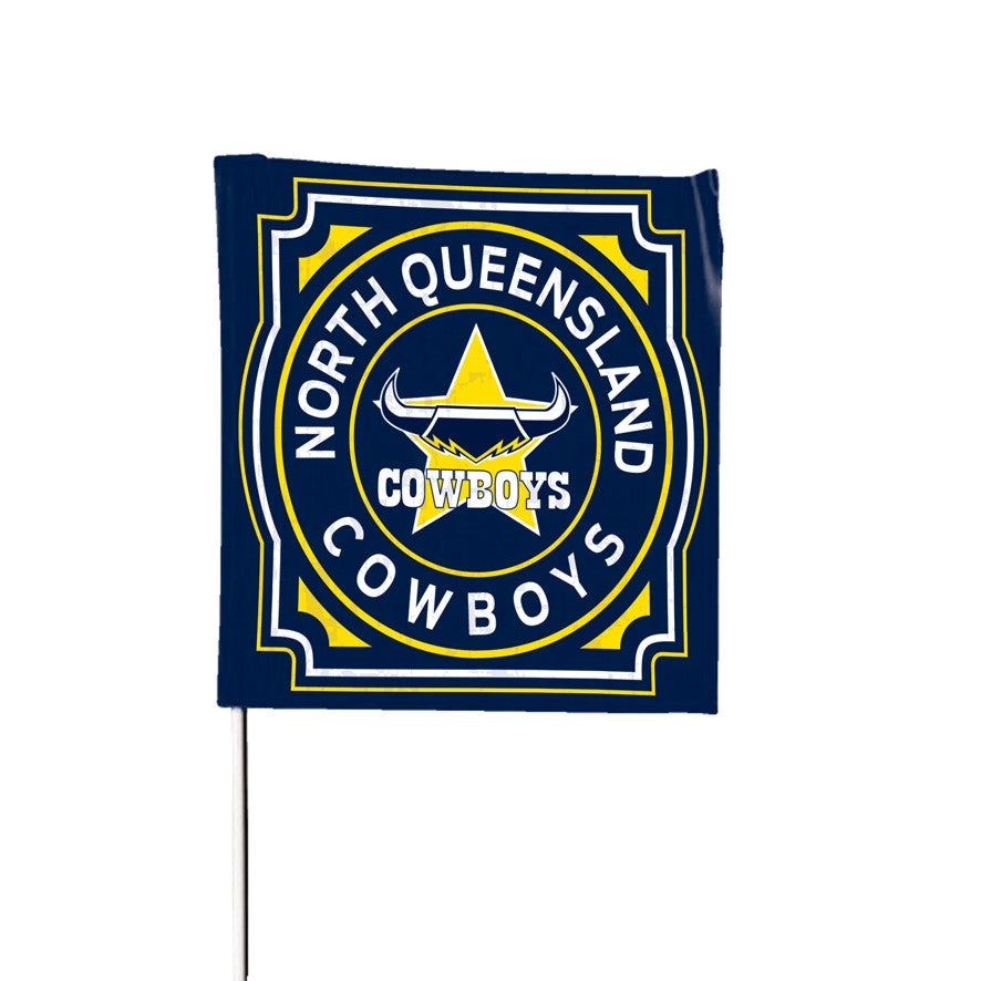 NQ Cowboys Square Flag