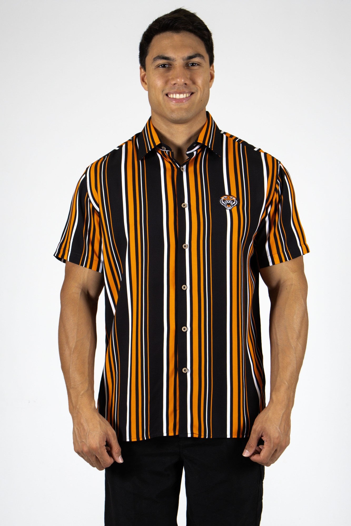 Wests Tigers Party Shirt [SZ:Small STY:Sorrento]