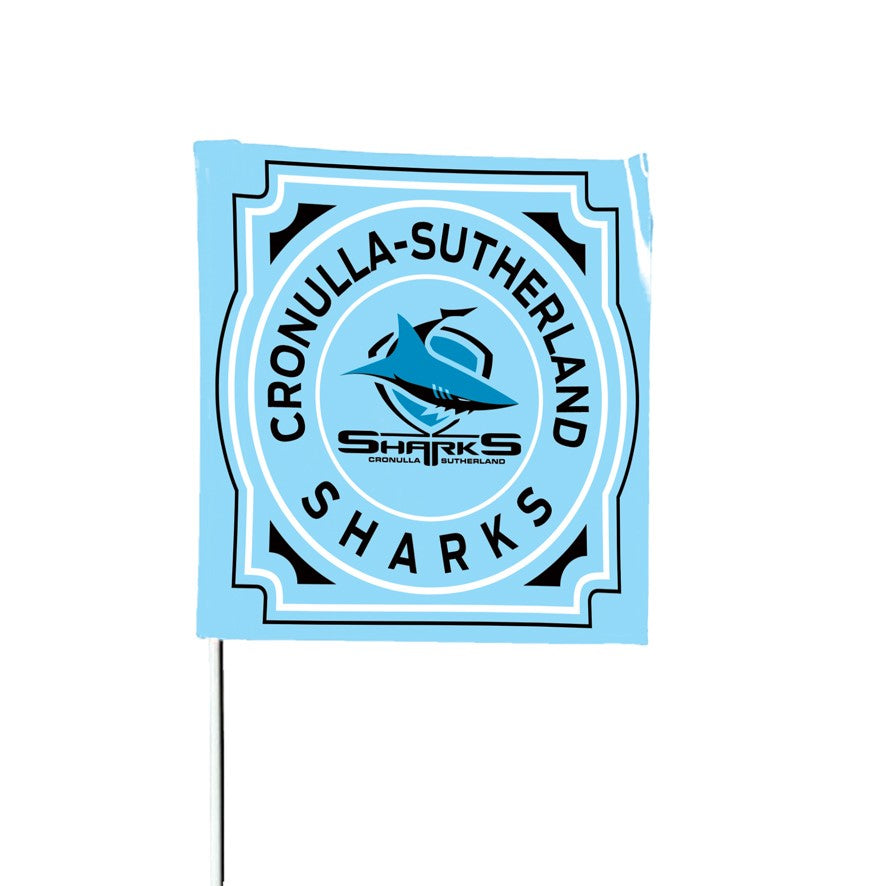 Cronulla Sharks Square Flag