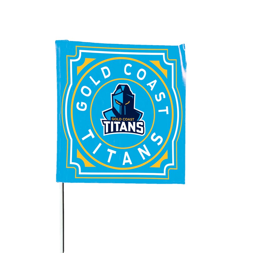Gold Coast Titans Square Flag