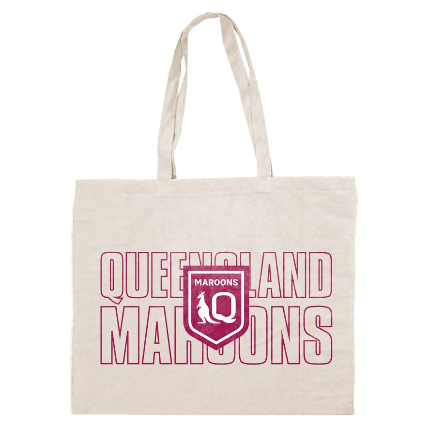 Qld Maroons Canvas Tote Bag