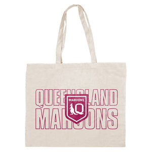 Qld Maroons Canvas Tote Bag