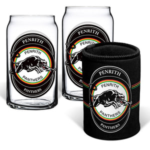 Penrith Panthers Can Glasses & Cooler Pack