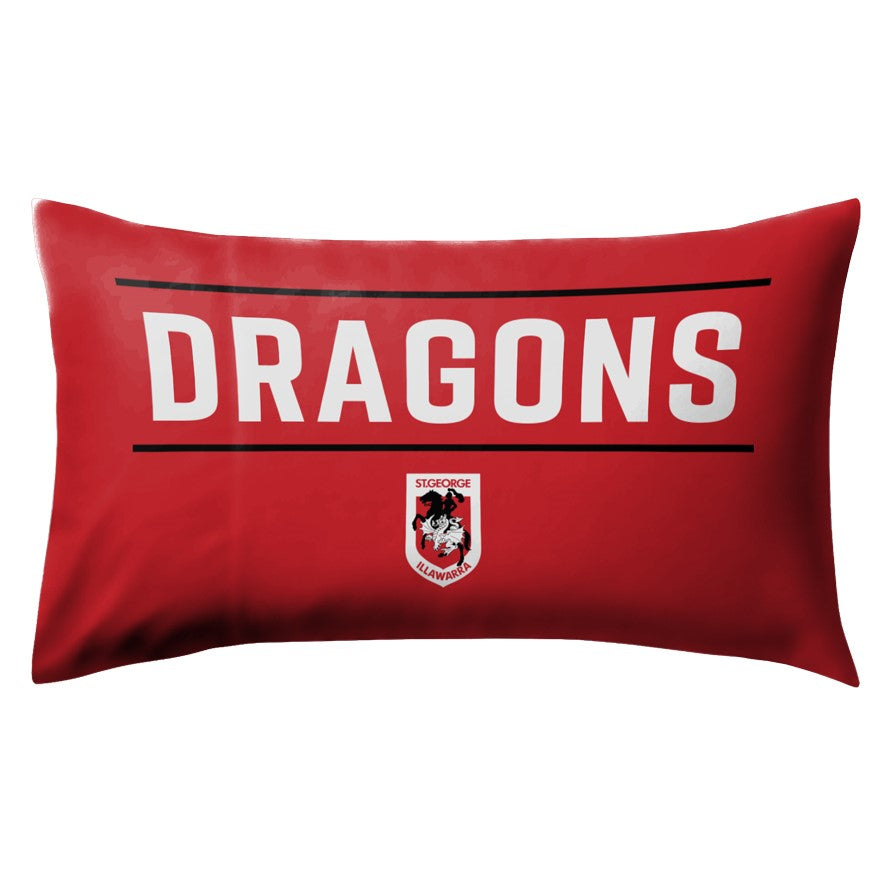 St George Dragons Logo Pillow Case