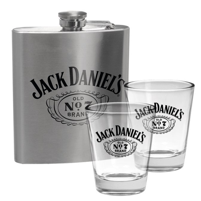 Jack Daniels Flask Gift Set