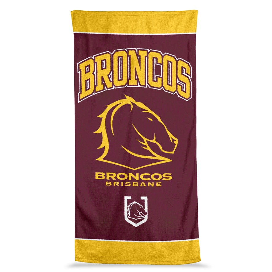 Brisbane Broncos Beach Towel