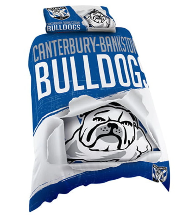 Canterbury Bulldogs Quilt Cover [SZ:Single]