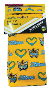 Gold Coast Titans Tea Towels