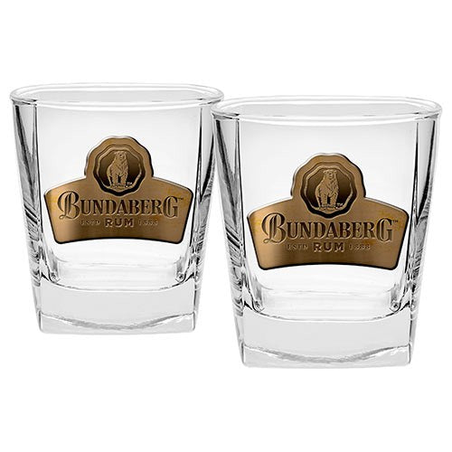 Bundaberg Rum Badged Spirit Glasses
