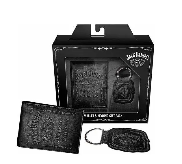 Jack Daniels Wallet & Keyring Set