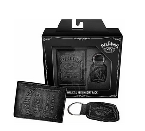 Jack Daniels Wallet & Keyring Set