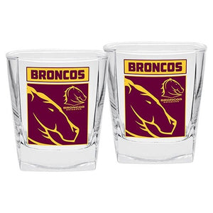 Brisbane Broncos Spirit Glasses