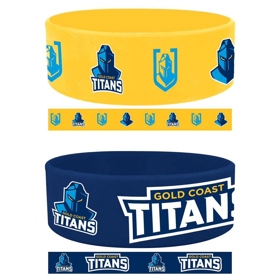 Gold Coast Titans Wrist Bands