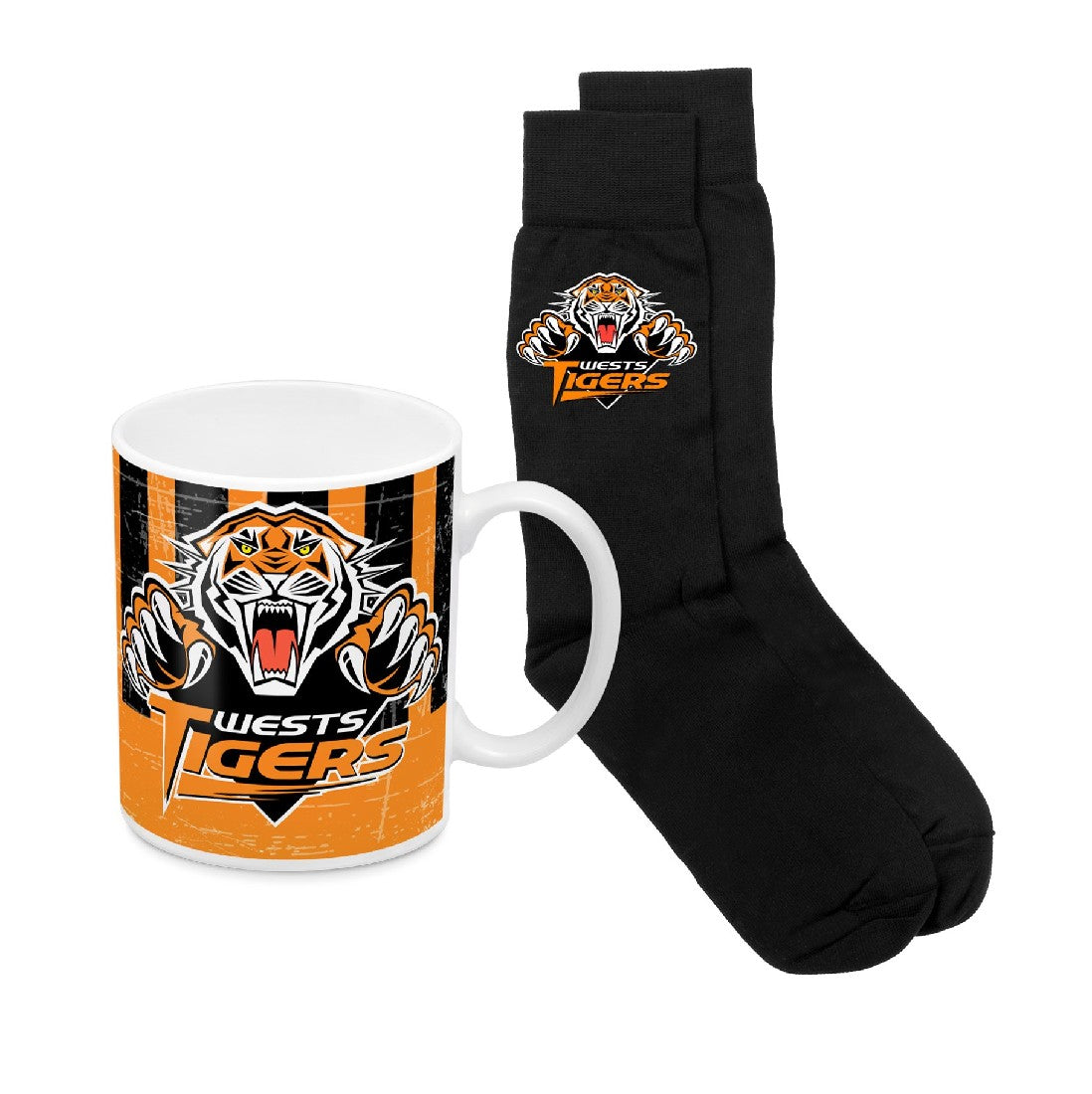 Wests Tigers Mug & Socks