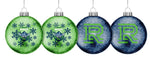 Load image into Gallery viewer, NRL Glitter Baubles 4pk

