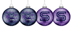 Load image into Gallery viewer, NRL Glitter Baubles 4pk
