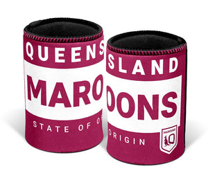 Qld Maroons Logo Can Cooler