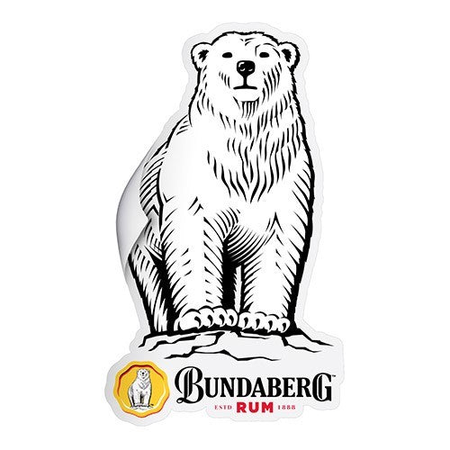 Bundaberg Rum Bear Sticker