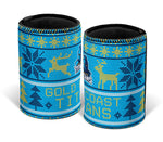 Load image into Gallery viewer, Gold Coast Titans Xmas Can Cooler [FLV:Reindeer]
