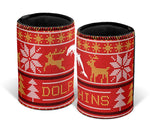 Load image into Gallery viewer, Dolphins Xmas Can Cooler [FLV:Reindeer]
