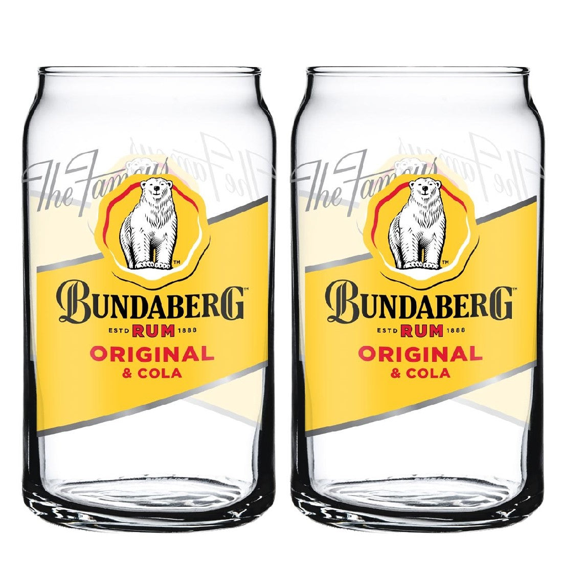 Bundaberg Rum Can Glasses