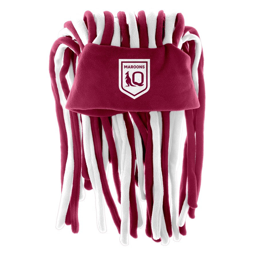 Qld Maroons Dreadlock Hat [FLV:White]