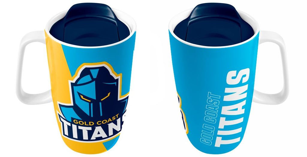 Gold Coast Titans  Handle Travel Mug