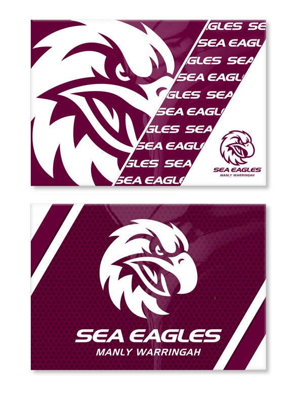 Manly Sea Eagles Magnets 2pk
