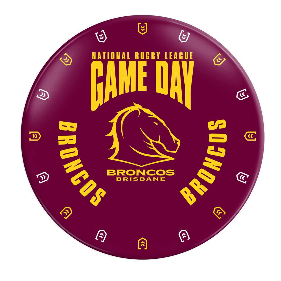 Brisbane Broncos Melamine Plate [FLV:Game Day]