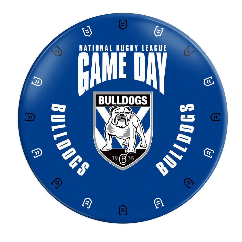 Canterbury Bulldogs Melamine Plate [FLV:Game Day]